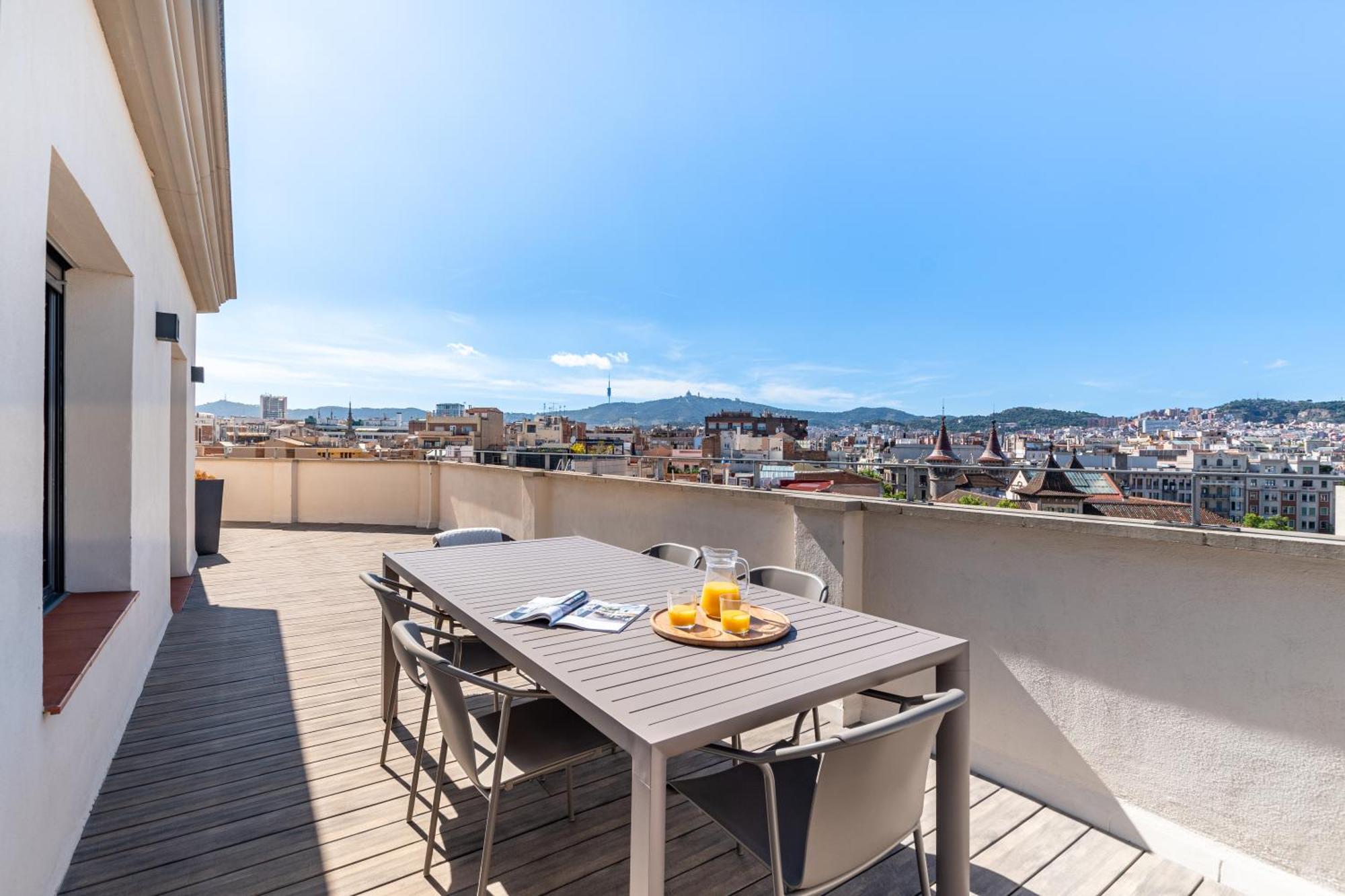 Penthouse-Apartment mit 2 Schlafzimmern und Terrasse